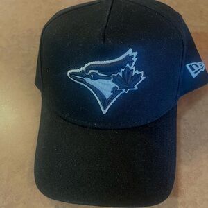 New Era Blue Jays Black Cap